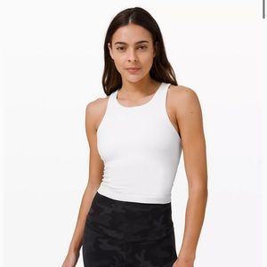 Lululemon Ebb to Street Cropped Racerback Tank Top
